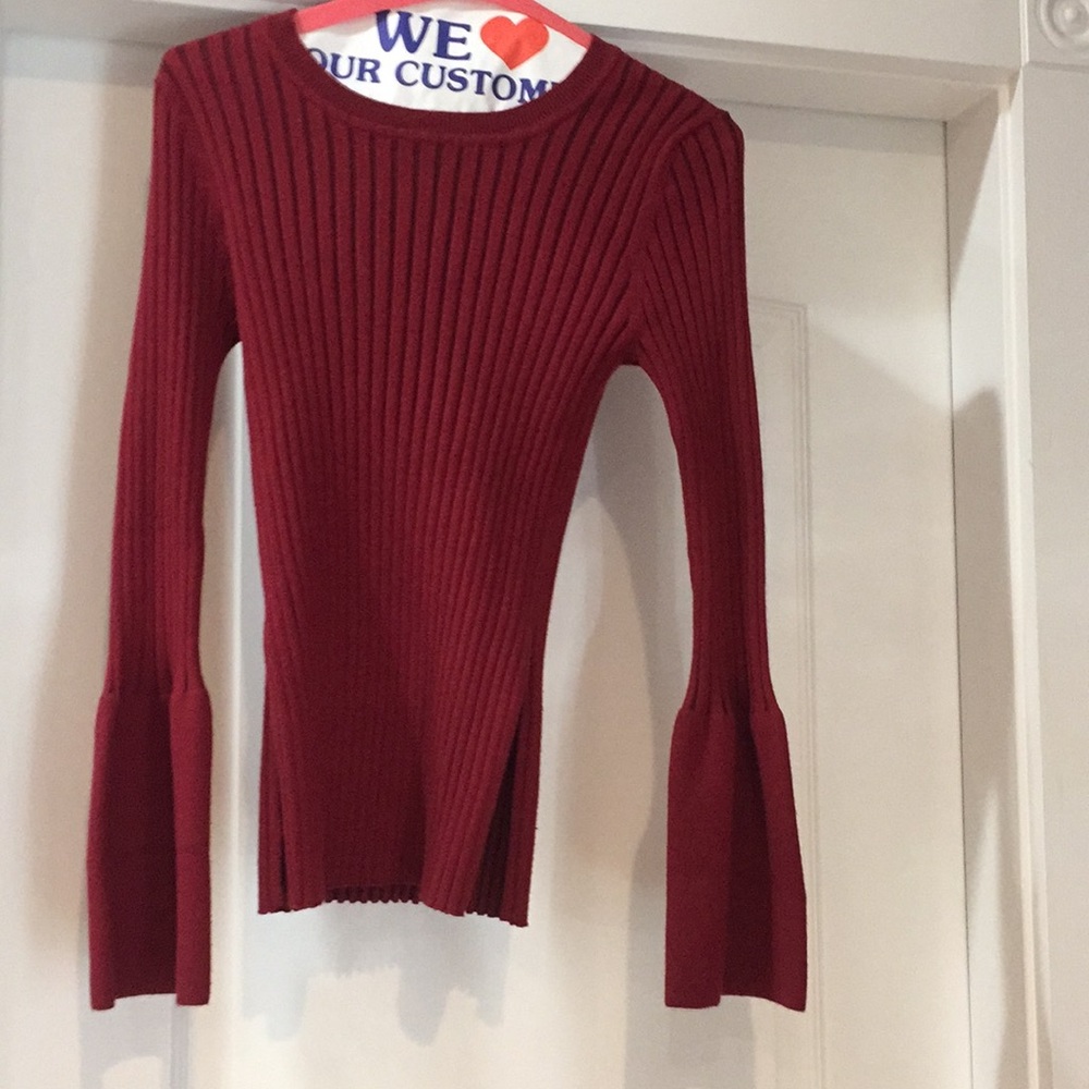 Beautiful burgundy red sweater